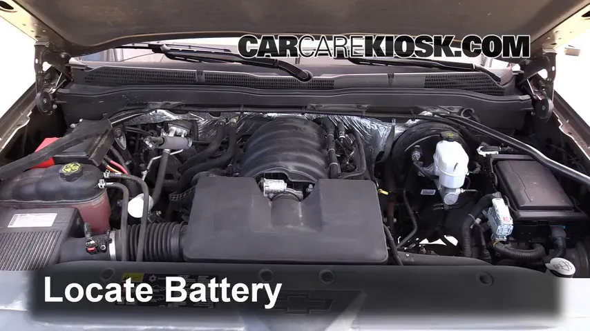 2015 Chevrolet Silverado 1500 LT 4.3L V6 FlexFuel Extended Cab Pickup Batería Cambio